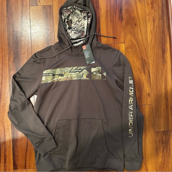 Camo Under Armor hoodie sz L **brand new** - Picture 1 of 4